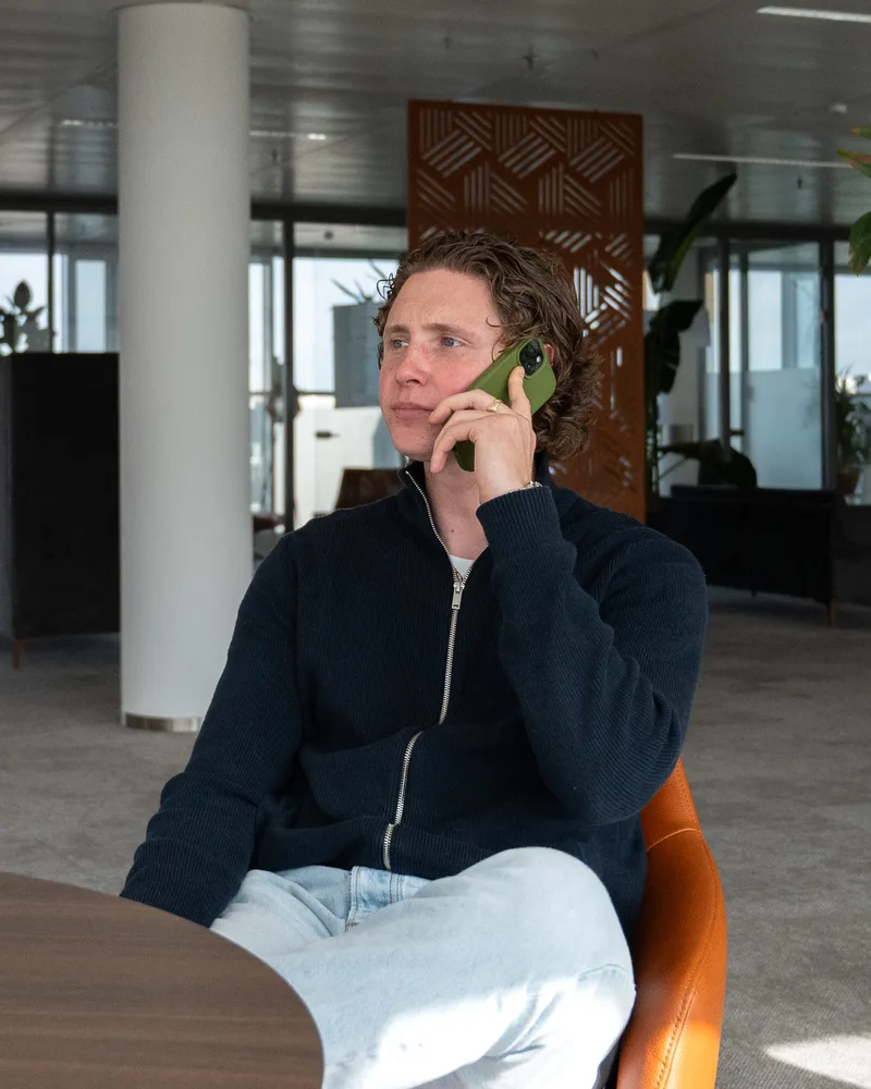 Ryan de Vos, stagiair bij BURG